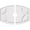 Ekena Millwork Kailey Architectural Grade PVC Ceiling Medallion, 24"W x 16"H x 3"ID x 13"C x 1"P, Two-Piece CMP24X16KY2-03000 - alternate 1